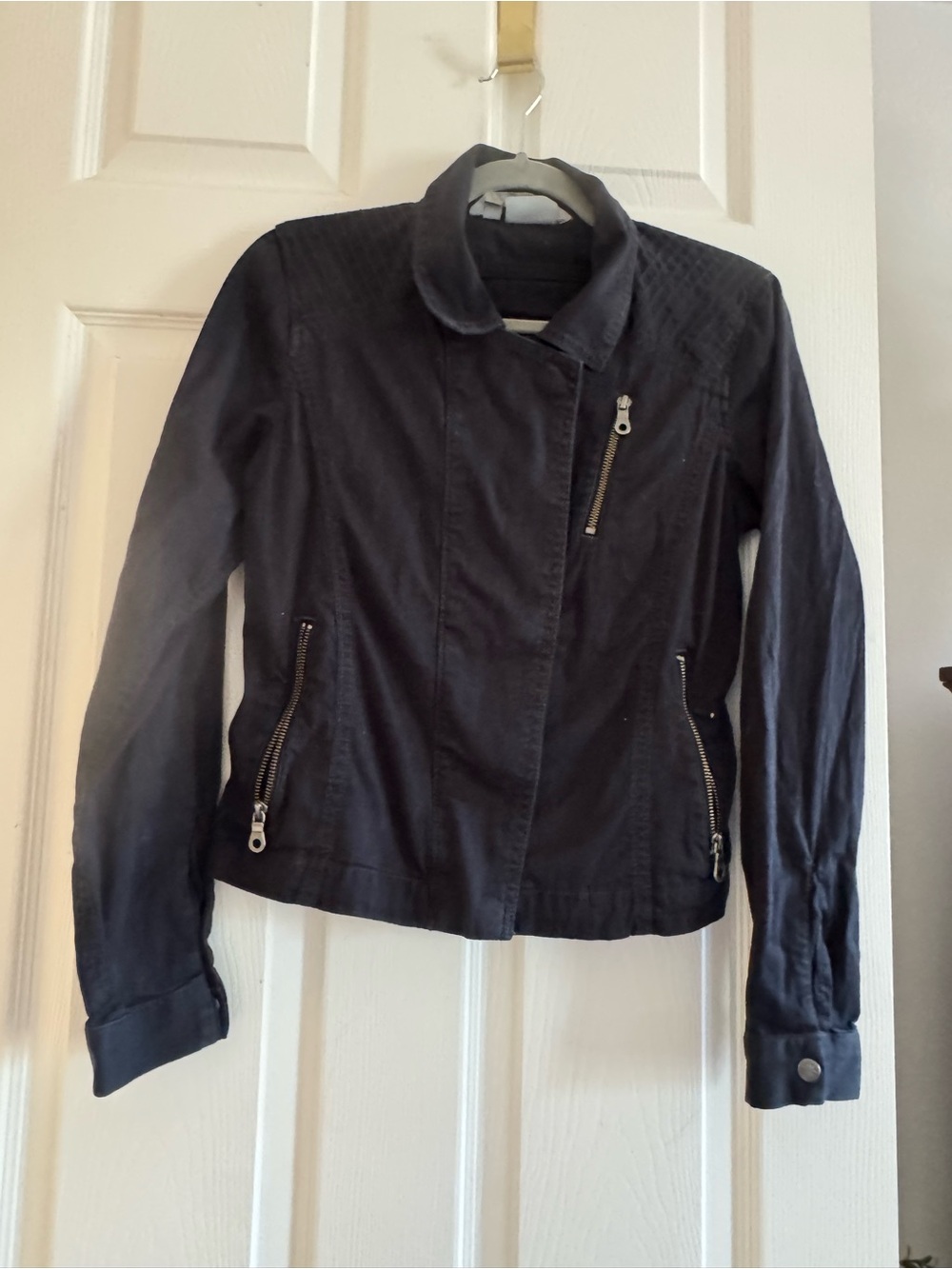 Athleta- Classic Black Women's Zip-Front Jacket